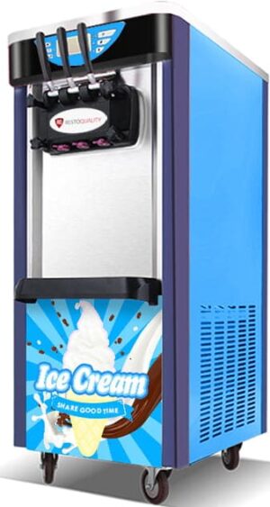 Maszyna do lodów włoskich | automat do lodów soft | nocne chłodzenie | 2 smaki + mix | 2x5,8l Resto Quality RQ208C