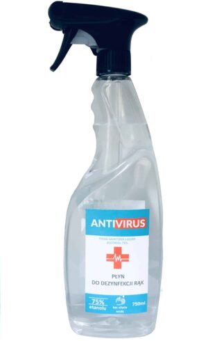 Płyn do dezynfekcji rąk i powierzchni - Antivirus 750ml