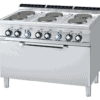 Zdjęcie ﻿﻿Kuchnia ﻿z piekarnikiem elektryczna, 1200x700x900, RM GASTRO CF6 – 712 ET