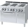 Zdjęcie Kuchnia elektryczna z piekarnikiem, 1200x700x900, RM GASTRO CFQ6 – 712 ETV