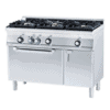 Zdjęcie Kuchnia gazowa WOK z piekarnikiem elektrycznym, 1200x600x900, RM GASTRO CF3 – 612 GEMV WOK