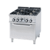 Zdjęcie Kuchnia ﻿z piekarnikiem gazowa, 800x900x900, RM GASTRO CF4 – 98 G