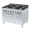 Zdjęcie Kuchnia ﻿z piekarnikiem gazowa, 1200x900x900, RM GASTRO CF6 – 912 GV