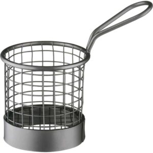 Koszyk do serwowania potraw, czarny, Ø 80 mm Stalgast 546052