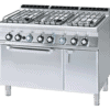 Zdjęcie Kuchnia z piekarnikiem gazowa, 1200x700x900, RM GASTRO CF6 – 712 GV/P