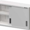 Zdjęcie Szafka stalowa wisząca, drzwi suwane, 1200x400x600 mm Stalgast 615624