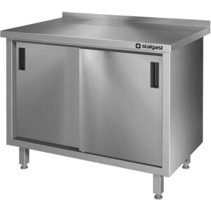 Stół przyścienny z drzwiami suwanymi 1200x700x850 mm Stalgast 616127