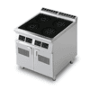 Zdjęcie Kuchnia z szafką indukcyjna ﻿ elektryczna, 800x900x900, RM GASTRO PCI – 98 ETD