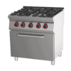 Zdjęcie ﻿Kuchnia gazowa z piekarnikiem elektrycznym, 800x700x900, REDFOX SPT 70/80 11 GE