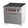 Zdjęcie ﻿Kuchnia gazowa z piekarnikiem elektrycznym, 800x700x900, REDFOX SPBT 70/80 21 GE