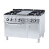 Zdjęcie Kuchnia ﻿żeliwna gazowa z piekarnikiem elektrycznym, 1200x900x900, RM GASTRO TPF4 – 912 GEV