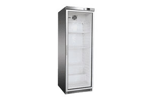 ﻿Szafa chłodnicza - 350 l drzwi przeszklone, 600x615x1870, REDFOX DR-400GS