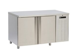 Stół chłodniczy dwudrzwiowy bez rantu, 1380x700x850, RM GASTRO SCH 2D DH