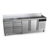 Zdjęcie Stół chłodniczy z 2 drzwiami i 4 szufladami CONCEPT, 2242x700x850, Fagor Professional CCP-4G HHDD