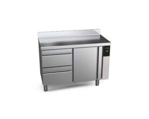 Stół chłodniczy z 1 drzwiami i 2 szufladami, bez agregatu SNACK, 1192x600x850, Fagor Professional CCP-2S/R HD