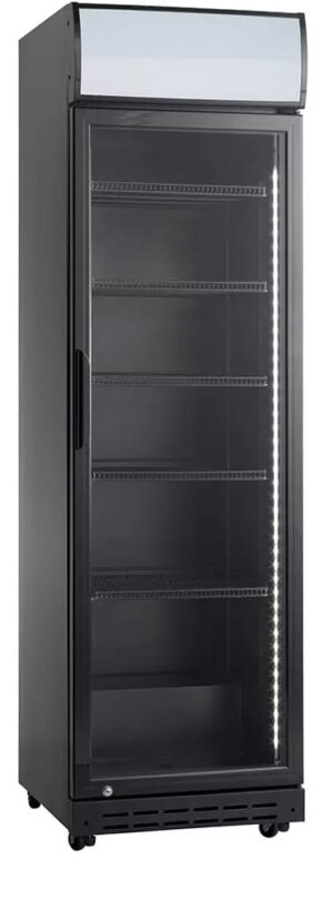Szafa chłodnicza przeszklona SD420BE | 386 l | czarna (RQ419-BLACK) Resto Quality SD420BE