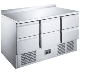 Stół chłodniczy | 6 szuflad | RQS903-6D | 1365x700x850 mm Resto Quality RQS903-6D