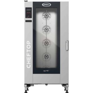 Piec konwekcyjno-parowy ChefTop Big plus z wózkiem, 20 x GN 1/1, P 38.5 kW, U 400 V UNOX XEVL-2011-YPRS