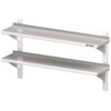 Zdjęcie Półka wisząca, przestawna,podwójna 700x400x660 mm Stalgast 981774070