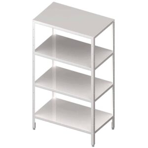 Regał magazynowy,półki pełne 700x700x1800 skręcany Stalgast 981887070
