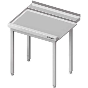 Stół wyładowczy(L), bez półki do zmywarki SILANOS 900x760x900 mm spawany Stalgast 982437090S