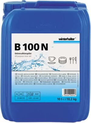 Płyn nabłyszczający do zmywarek gastronomicznych o pojemności 10L Winterhalter B 100 N