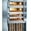 Zdjęcie Piec piekarniczy-cukierniczy modułowy, 2 komorowy, panel elektroniczny, blachy 2x600x450, 930x958x450 WIESHEU Ebo 63L