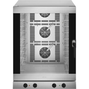 Piec konwekcyjny, 10 blach, elektromechaniczny, manualne nawilżanie, 798x772x1100 mm, zawiasy lewe, SMEG ALFA1035H-2
