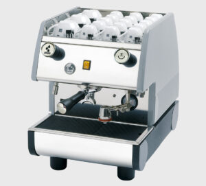 Półautomatyczny ekspres do kawy, 1-grupowy czarny, moc: 1500 W, wymiary (SxGxW): 380x522x510 mm