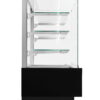 Zdjęcie Witryna cukiernicza chłodnicza Dolce Visione Premium 900 | wnętrze ze stali nierdzewnej | 900x690x1300 mm