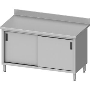 Stół przyścienny z drzwiami suwanymi 1000x600x850 mm Stalgast 950186100S