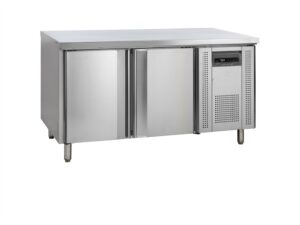 Stół chłodniczy piekarniczy z prowadnicami 600x400, 1510x800x880, Pojemność 380 litrów, Tefcold BK210