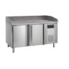 Zdjęcie Stół chłodniczy 2 drzwiowy do pizzy z blatem granitowym, 1510x800x1000, Pojemność 370 litrów, Tefcold PT1200