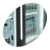 Zdjęcie Szafa chłodnicza na napoje 3 drzwiowa, przeszklona, Pojemność 825 litrów, 1600x730x2073 Tefcold FS1600H