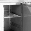 Zdjęcie Stół chłodniczy sałatkowy 2 drzwiowy z blatem roboczym do kanapek GN1/1, 900x700x877, Pojemność 225 litrów, Tefcold GS92