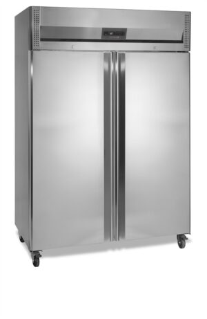 Szafa chłodnicza 2 drzwiowa ze stali nierdzewnej, 1340x700x2010, Pojemność 900 litrów, Tefcold RK1010
