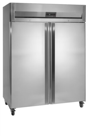 Szafa chłodnicza 2 drzwiowa ze stali nierdzewnej GN2/1, 1480x850x2010, Pojemność 1325 litrów, Tefcold RK1420