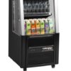 Zdjęcie Witryna ekspozycyjna otwarta na napoje i produkty spożywcze, 640x640x1540, Pojemność 161 litrów, Tefcold ODC60 BLACK