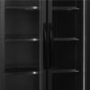 Zdjęcie Szafa chłodnicza ekspozycyjna, czarna, Pojemność 535 litrów, 890x740x1990 Tefcold FS890H BLACK