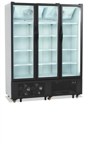 Szafa chłodnicza na napoje 3 drzwiowa, przeszklona, Pojemność 825 litrów, 1600x730x2073 Tefcold FS1600H