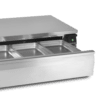 Zdjęcie Stół chłodniczy mroźniczy z 2 szufladami 3 x 1/1 GN, Pojemność 154 litrów, 1230x700x865 Tefcold UD2-3
