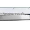Zdjęcie Nadstawka chłodnicza przeszklona 5 x GN1/4, Pojemność 32 litrów, 1200x335x225 Tefcold VK33-120