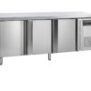 Zdjęcie Stół chłodniczy piekarniczy 3 drzwiowy, prowadnice 600×400, Pojemność 565 litrów, 2020x800x880 Tefcold BK310