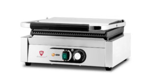 Kontakt grill pojedynczy | ryflowany | Resto Quality | 2,2 kW | RESTO QUALITY RQK812A