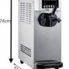 Zdjęcie Maszyna do lodów włoskich RESTO QUALITY RQMPL3 | 1 smak | nastawna | automat do lodów | pompa napowietrzająca | 5 l
