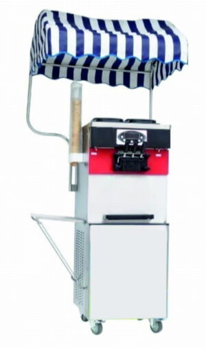 Maszyna do lodów włoskich RESTO QUALITY RQMG33A | 2 smaki +mix | automat do lodów | nocne chłodzenie | pompa napowietrzająca | 2x13 l