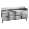 Zdjęcie Stół chłodniczy z szufladami, 4-szufladowy, 2017x600x850, Asber ETP-6-200-06 HC SB40