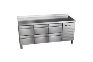 Stół chłodniczy z szufladami, 4-szufladowy, 2017x600x850, Asber ETP-6-200-06 HC SB40