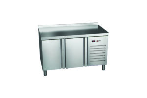 Stół chłodniczy DO PIZZY EURONORM 2-drzwiowy, (400X600), 1492x800x850, Asber ETP-8-150-20 HC LR GR