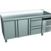 Zdjęcie Stół chłodniczy z szufladami 2-drzwiowy, 2-szufladowy, GN 1/1, 1792x700x850, Asber GGTP-7-180-22 SB40